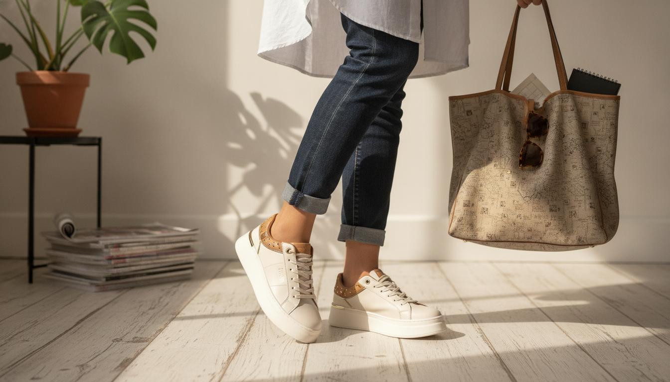 Alviero Martini Prima Classe White Lace-Ups: Fit & Style